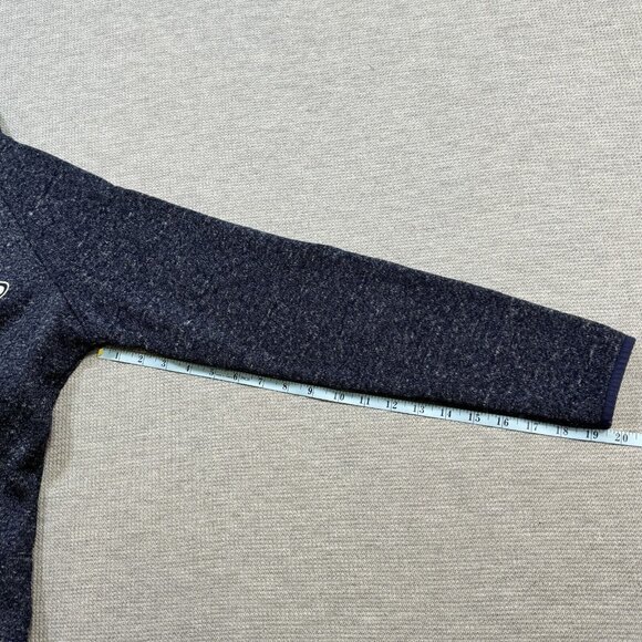 NFL Team Apparel Womens Heather Blue Seattle Seahawks Full Zip Jacket Size Small - Picture 10 of 15